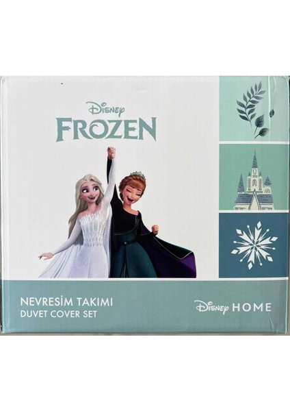 Disney Frozen Leaves Tek Kişilik Lisanslı Nevresim Takımı modelleri