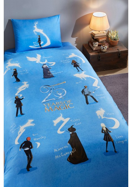 Harry Potter Patronus Tek Kişilik Lisanslı Lastikli Çocuk Nevresim Takımı fiyatları