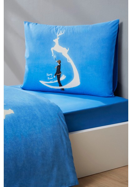 Harry Potter Patronus Tek Kişilik Lisanslı Lastikli Çocuk Nevresim Takımı modelleri