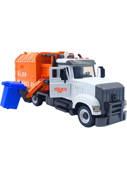 Büyük Boy Sök-Tak Pilli Müzikli Işıklı Çöp Kamyonu – 3+ Yaş Oyuncak Kamyon indirimleri