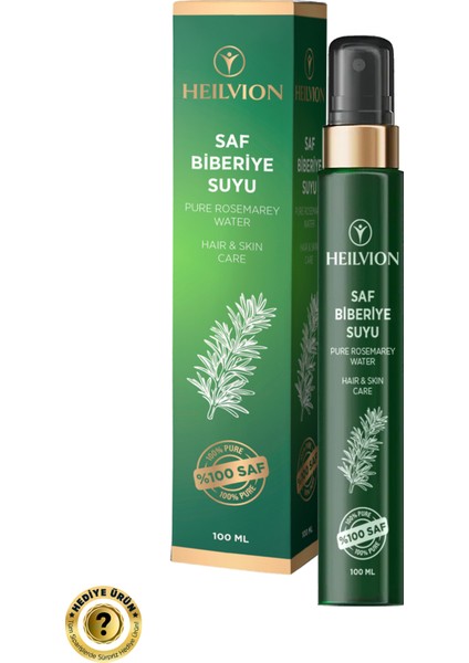 Biberiye Suyu Saç Dökülme Karşıtı ve Saç Uzamasını Destekleyici Saç Toniği %100 Doğal ve Saf 100 ml