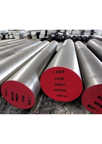 Soğuk Iş Takım Çeliği Mil, 2379 Kalite Çelik, 12 mm Çapında, 'X155CRVMO12-1, Dolu Malzeme' Φ12X1000MM