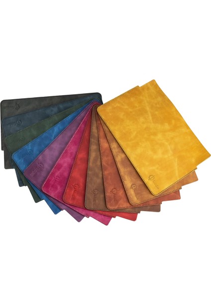 Isme Özel Macbook Kılıfı - %100 Rainbow Deri - ET02002 - Kahverengi