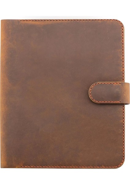 Isme Özel Çıtçıtlı Fonksiyonlu iPad Organizer - %100 Crazy Deri - 10,9" (Inç) - ET01004 - Taba fiyatları