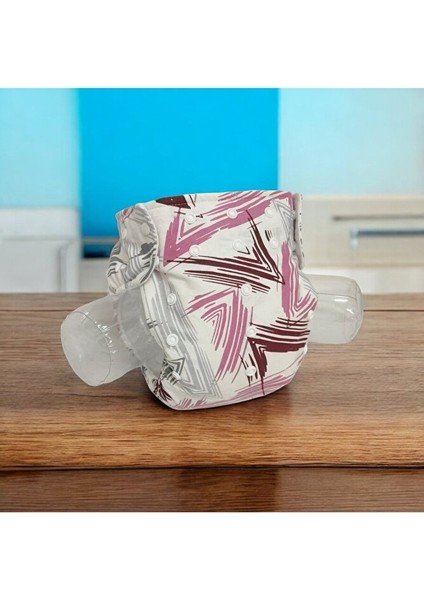 Baby Ybb Yıkanabilir Bebek Bezi Çizgili Desen Çıt ÇITLI(3KG-12KG)