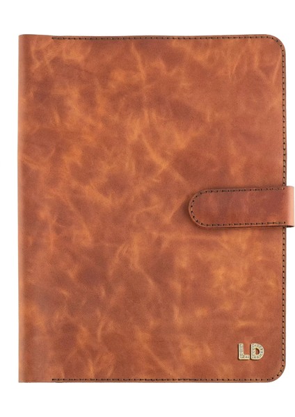 Isme Özel Çıtçıtlı Fonksiyonlu Macbook Organizer - %100 Rainbow Deri - ET02001 - Tobacco fırsatları