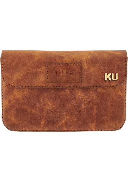 Isme Özel Çıtçıtlı Küçük El Çantası - %100 Rainbow Deri - AC14001 - Camel fiyatları