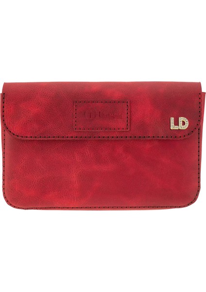 Isme Özel Çıtçıtlı Küçük El Çantası - %100 Rainbow Deri - AC14001 - Kırmızı fırsatları