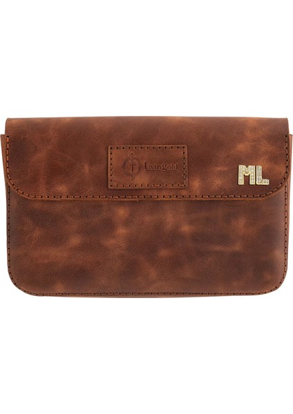 Isme Özel Çıtçıtlı Küçük El Çantası - %100 Rainbow Deri - AC14001 - Kahverengi fırsatları