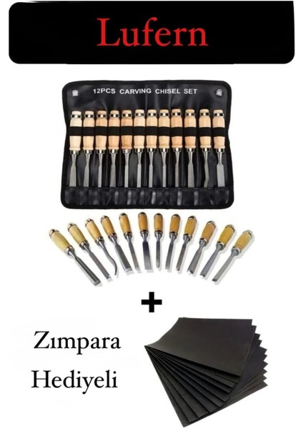 12 Parça Ahşap Oyma Iskarpela Set Profesyonel Taş Seramik Tahta Hobi Gravür Keskin Bıçak Takımı fiyatları
