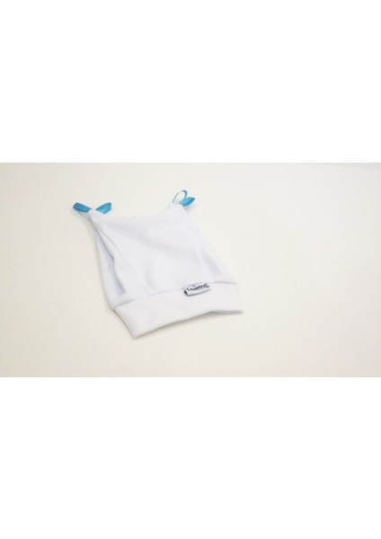 Yenidoğan Kurdelalı Bebek Şapka - Beyaz modelleri