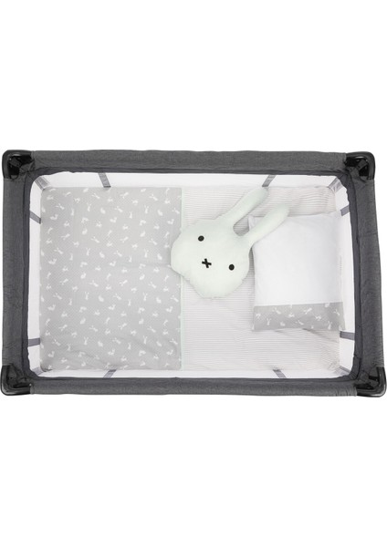 Sema Baby 6 Parça Lüks Park Yatak Bebek Uyku Seti - Happy Rabbit fırsatları