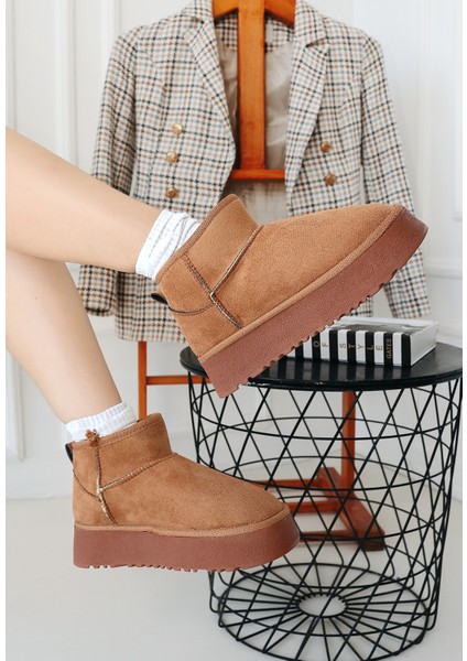 Linne Taba Süet Bot - Lisinya modelleri