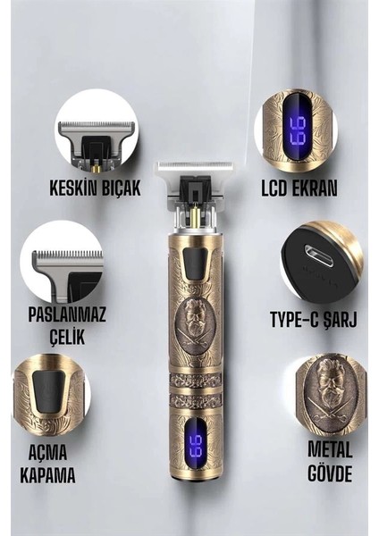 Bfs Çizik Tıraş Makinesi Şarjlı Paslanmaz Çelik Bıçaklı Uzun Ömürlü modelleri