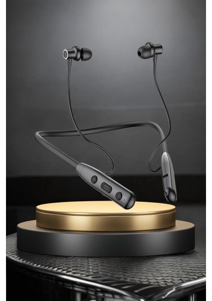 Bfs Kablolu Bluetooth Kulaklık Boyun Bantlı Anc Özelliği Yüksek Ses Kaliteli 100 Saat