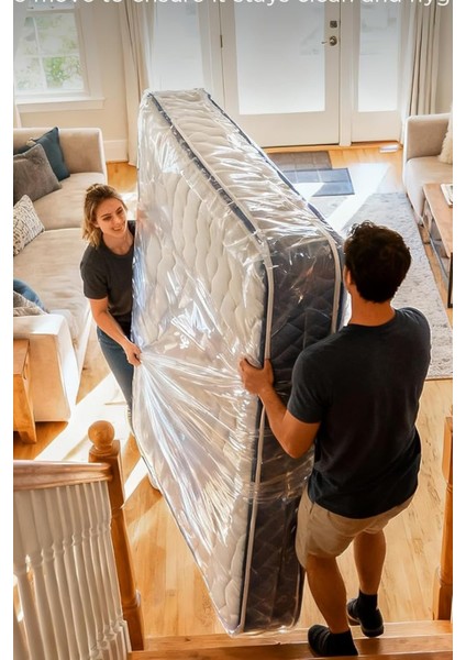 MEGA BOY 235X60 Ultra Kalın Çift Kişilik Yatak Baza Koruma Naylonu Taşıma Taşınma Saklama Poşeti fiyatları