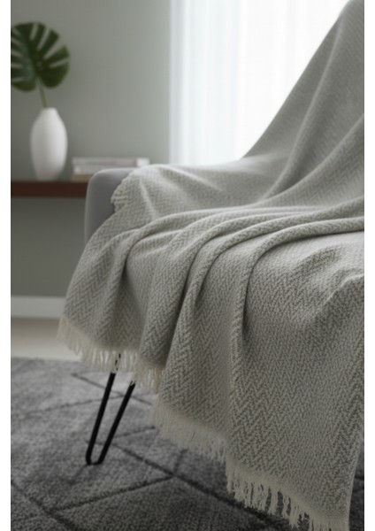 Pamuklu Bohem Koltuk Çekyat Berjer Örtüsü Şalı | Tekli Üçlü Kanepe Kılıfı | Çift Taraflı Terletmez |170X210 Açık Gri modelleri