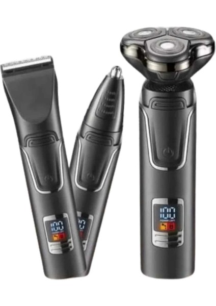 Bfs Dijital Göstergeli 3 Başlıklı Tıraş Makinesi Islak Kuru Lazer Öncesi Günlük indirimleri