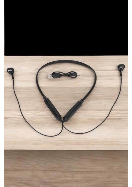 Bfs Kablolu Boyun Askılı Dijital Göstergeli Bluetooth Kulaklığı 60 Saat indirimleri