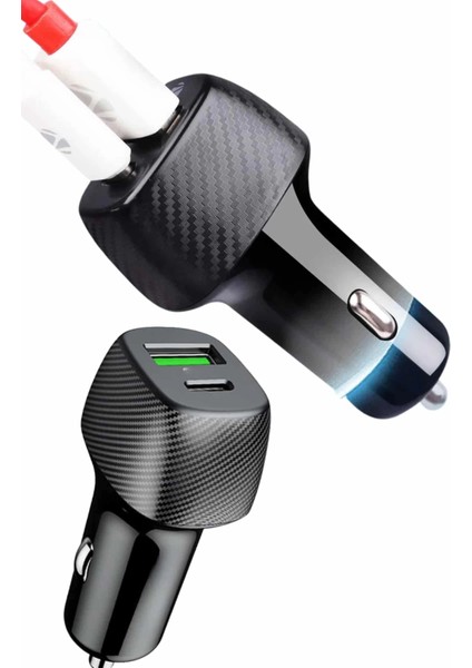 Bfs Araç Içi Şarj Cihazı 38W Güç Kapasiteli Type-C Girişli Araba Çakmaklık indirimleri