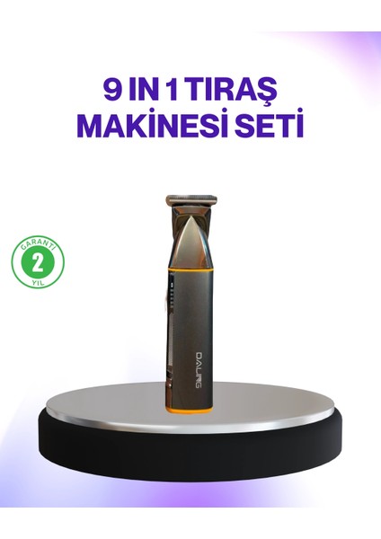 Bfs 9’u 1 Arada Şarjlı Erkek Bakım Cihazı Saç Sakal Bıyık Ense Trimmer