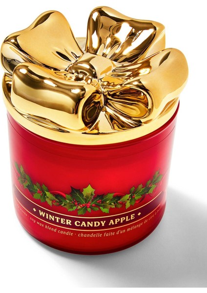 Winter Candy Apple Büyük Mum