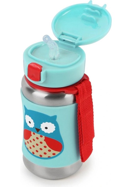 Bfs Skip Hop Zoo Pipetli Paslanmaz Çelik Suluk 350 ml Baykuş fiyatları