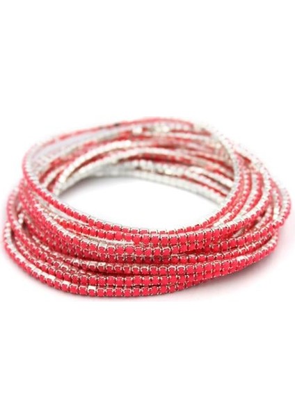 6'lı Lastikli Bileklik - Fuşya fiyatları