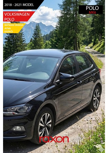 Volkswagen Polo Mk6 Batman & Yarasa Ayna Kapağı – Parlak Piano Black Sport fırsatları