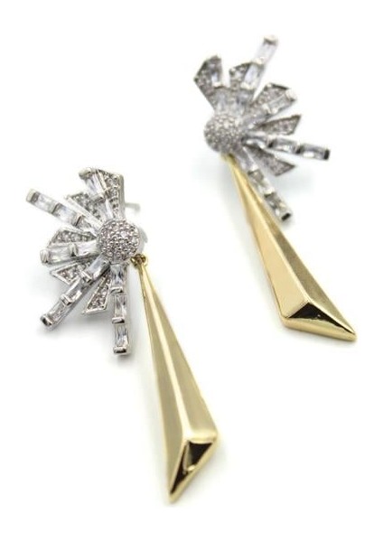 Taşlı Sallantılı Küpe - Altın fiyatları