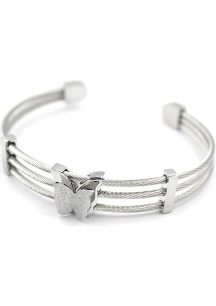 Kelebek Bilezik - Gümüş