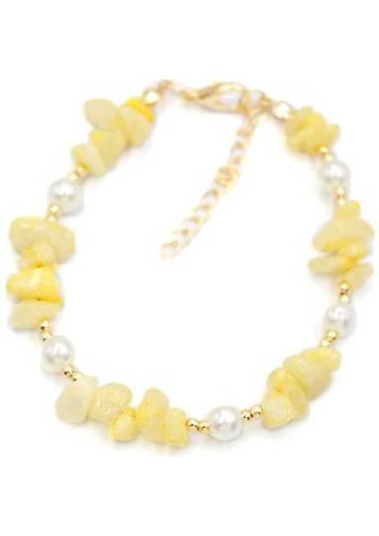 Boncuk Bileklik - Sarı