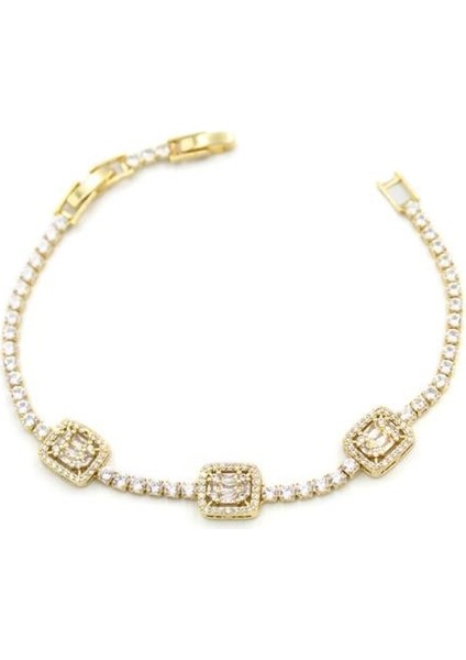 Baget Taşlı Bileklik - Altın fiyatları