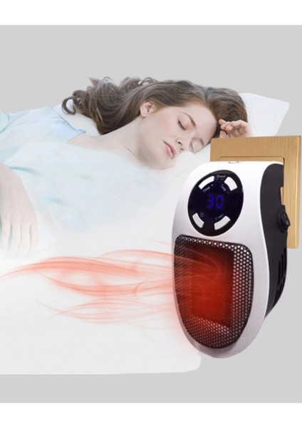 Bfs LED Ekranlı Ayarlanabilir Sıcaklık Mini Priz Isıtıcı Sessiz (Kopya) fiyatları