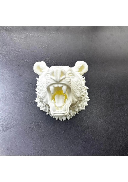 Bfs Beyaz Renk 3D Ayı Başı Duvar Dekoru fırsatları
