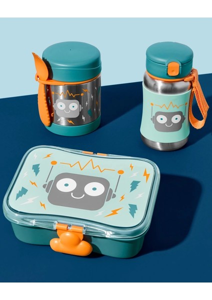 Bfs Skip Hop Pipetli Paslanmaz Çelik Suluk 350 ml Robot indirimleri