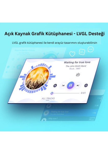 Crowpanel Advance 4.3-Inch Hmı ESP32-S3 Aı Destekli Programlanabilir Çerçevesiz Dokunmatik Ekran indirimleri
