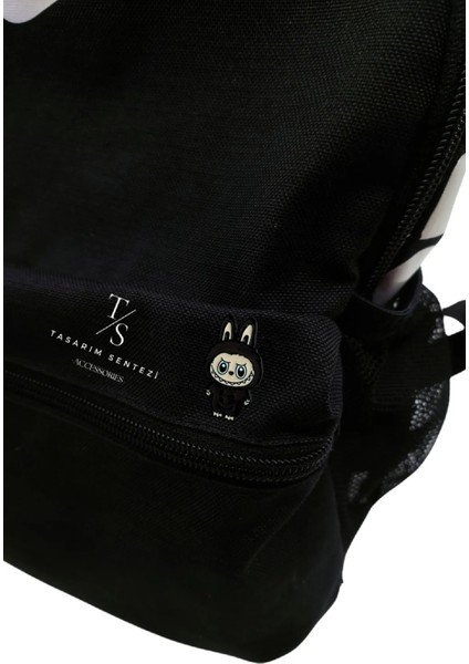 Rozet Metal Broş Labubu Siyah Oyuncak Bebek Yaka Çanta Kıyafet Şapka Aksesuar modelleri