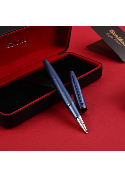 Roller Kalem 35 Noble Metalik Mavi ( Isim Yazdırılabilir Detay Açıklamada)