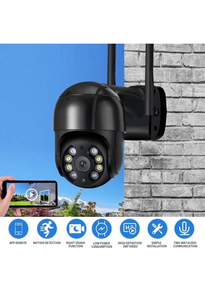 A8 8mp Ptz Wifi Güvenlik Kamerası – Döner / Tilt, Gece Görüşlü (Beyaz Renk) fiyatları