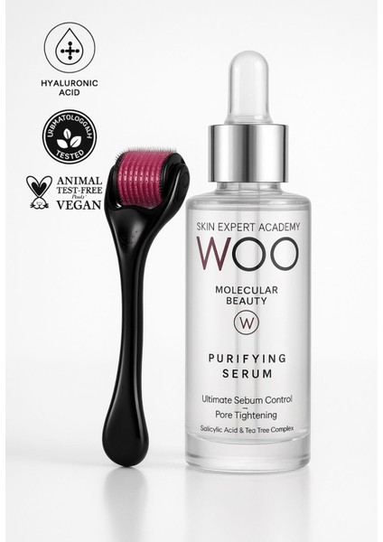 Dermaroller Woo Yaşlanma Karşıtı Cilt Bakım Seti