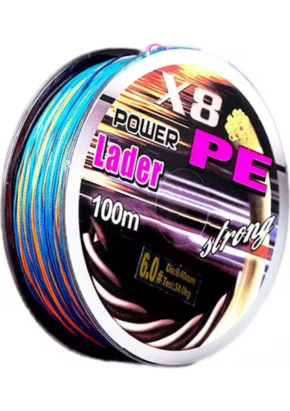 Misina 100MT Polıetılen 8 Örgülü 6.0 Ip - Lisinya