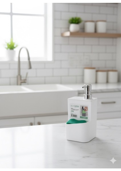 Sıvı Sabunluk Deterjanlık Süngerlik Plastik Kullanışlı 650ML fiyatları