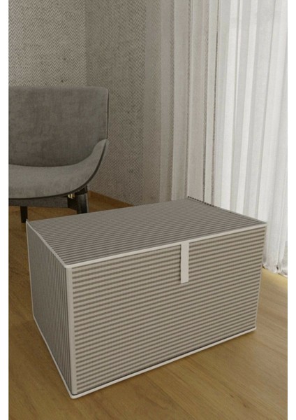 Baza Altı Boy Çok Amaçlı Düzenleyici Kutu Organizer Cırt Cırtlı Hurç 19CM x 40CM x 50CM (1 Adet) ( Lisinya )