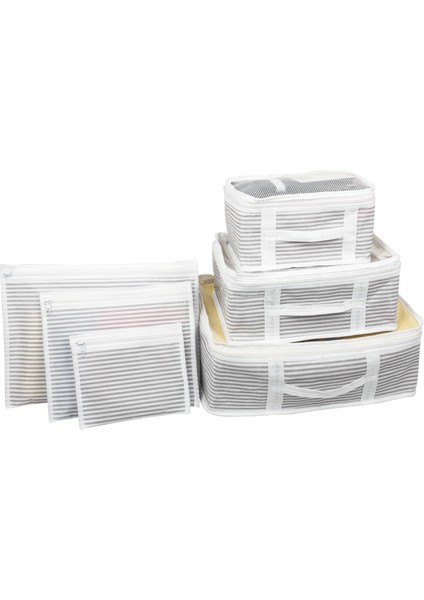 Bavul Içi Organizer Seti - Yatak Odası Organizer Set - Makyaj Organizer Mini Hurçlar (6 Parça) ( Lisinya ) fiyatları