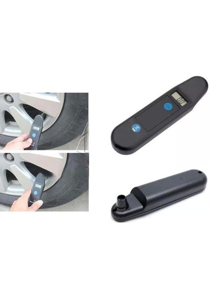 Carub Dijital Araba Lastik Hava Basınç Göstergeli Ölçer Alet ( Lisinya ) fırsatları