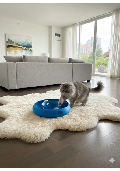 Pati Dostu Sonsuz Döngü: Kediniz Için %100 Doğal, Interaktif ve Zeka Geliştirici Kedi Oyuncağı (Premium Seri) modelleri