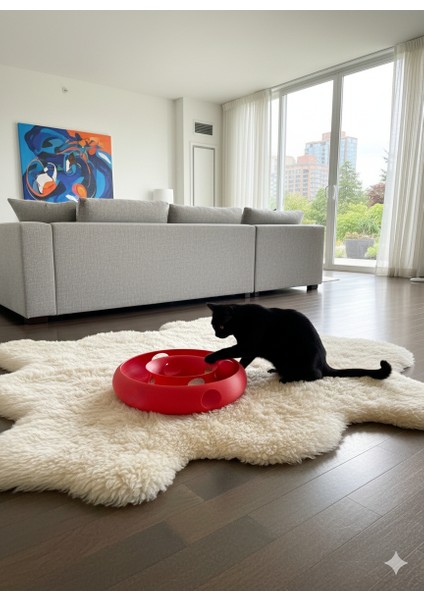 Pati Dostu Sonsuz Döngü: Kediniz Için %100 Doğal, Interaktif ve Zeka Geliştirici Kedi Oyuncağı (Premium Seri)