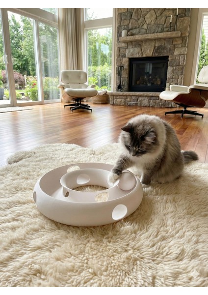 Pati Dostu Sonsuz Döngü: Kediniz Için %100 Doğal, Interaktif ve Zeka Geliştirici Kedi Oyuncağı (Premium Seri) modelleri