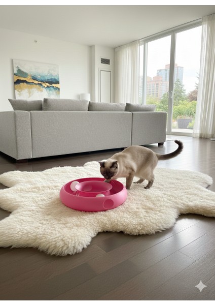 Pati Dostu Sonsuz Döngü: Kediniz Için %100 Doğal, Interaktif ve Zeka Geliştirici Kedi Oyuncağı (Premium Seri) indirimleri